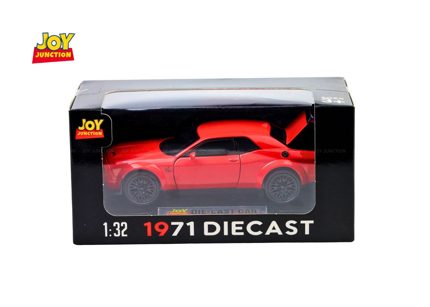 Dodgee Challengerr HellKat 1:32 Scale Diecast Pull Back Toy Car with Openable Doors, Lights & Engine Sound