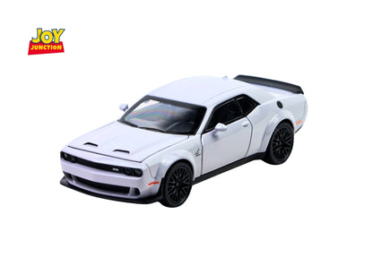 Dodgee Challengerr HellKat 1:32 Scale Diecast Pull Back Toy Car with Openable Doors, Lights & Engine Sound