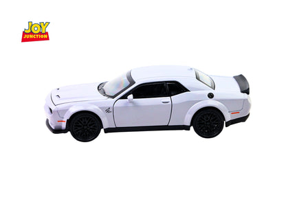 Dodgee Challengerr HellKat 1:32 Scale Diecast Pull Back Toy Car with Openable Doors, Lights & Engine Sound