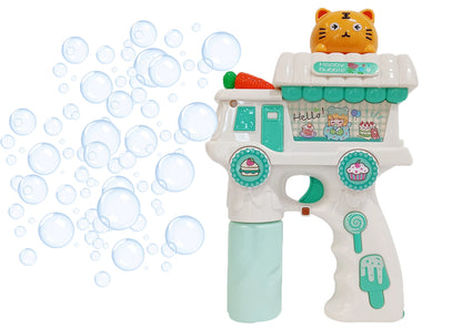 Electric Bubble Gun cat orange