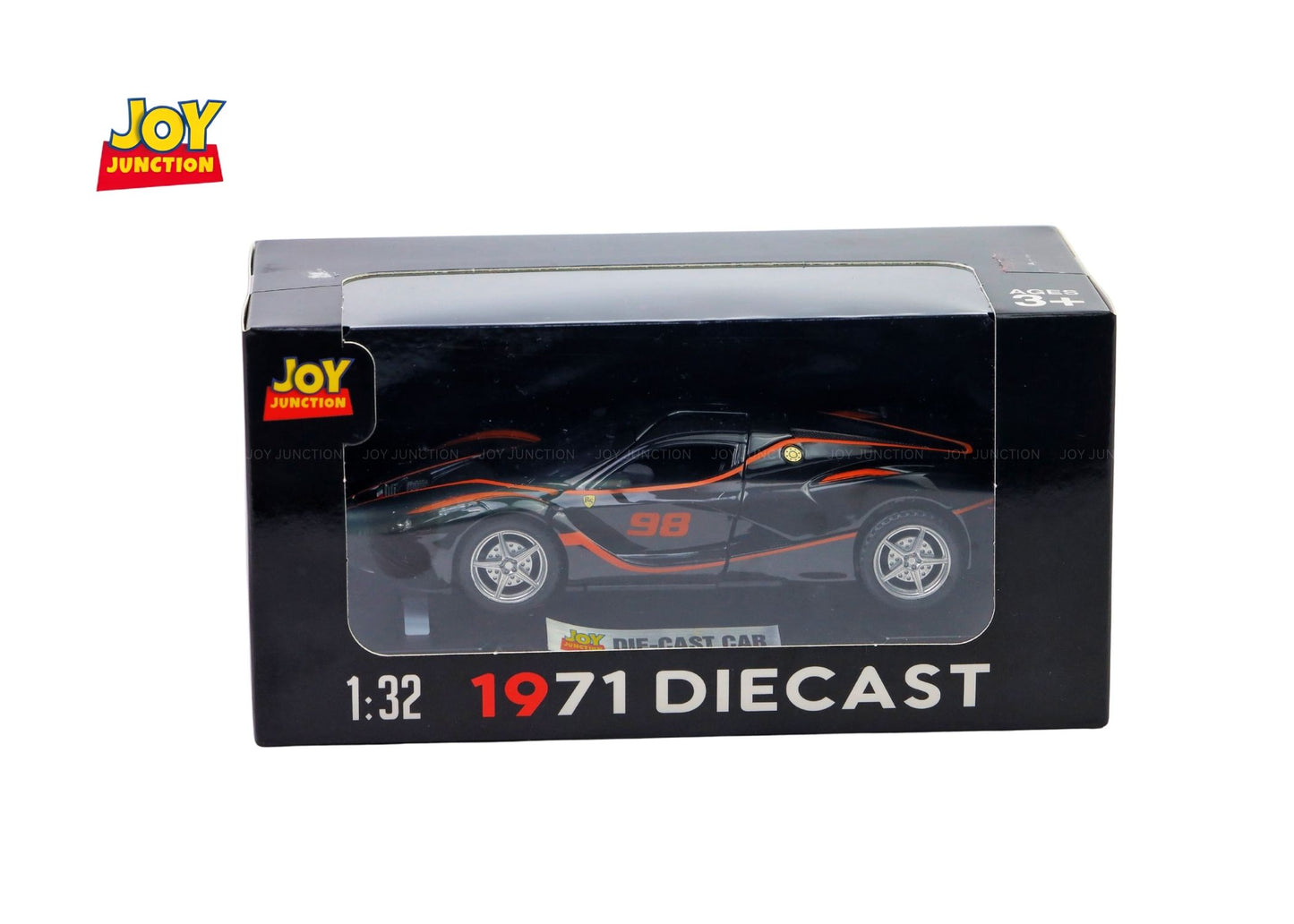Ferari FXXXK 1:32 Scale Diecast Pull Back Toy Car with Openable Doors, Lights & Engine Sound