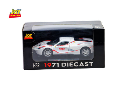 Ferari FXXXK 1:32 Scale Diecast Pull Back Toy Car with Openable Doors, Lights & Engine Sound