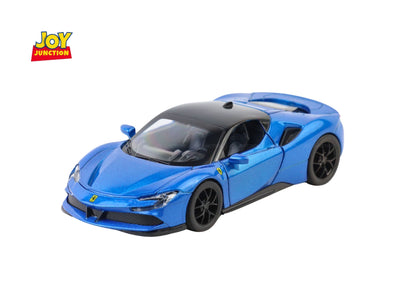 Ferari SF90 Diecast Car 1:32 Scale – Metal Model with Lights, Sound & Pull-Back Action