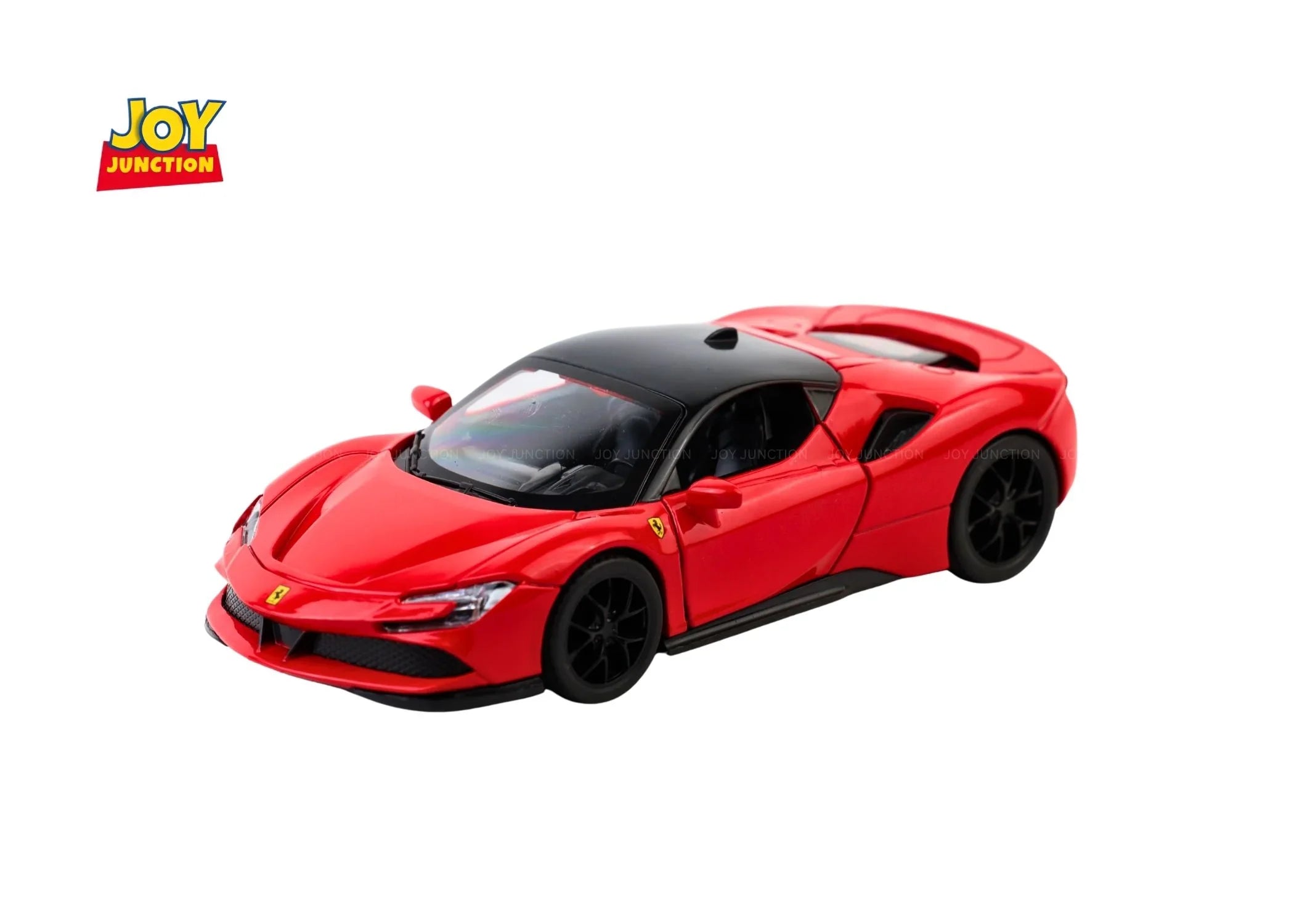 Ferari SF90 Diecast Car 1:32 Scale – Metal Model with Lights, Sound & Pull-Back Action - Image 1