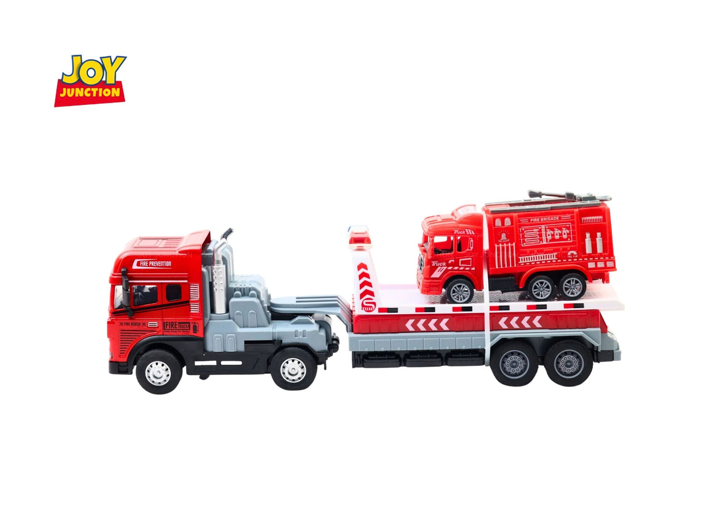 1:24 Scale Fire Truck Toy with Mini Fire Truck & Pull-Back Action
