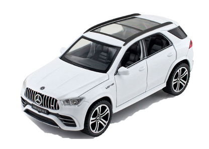 Mercadez Benz GLE G63 1:32 Scale Alloy Metal Pullback Toy car with Openable Doors Light Music