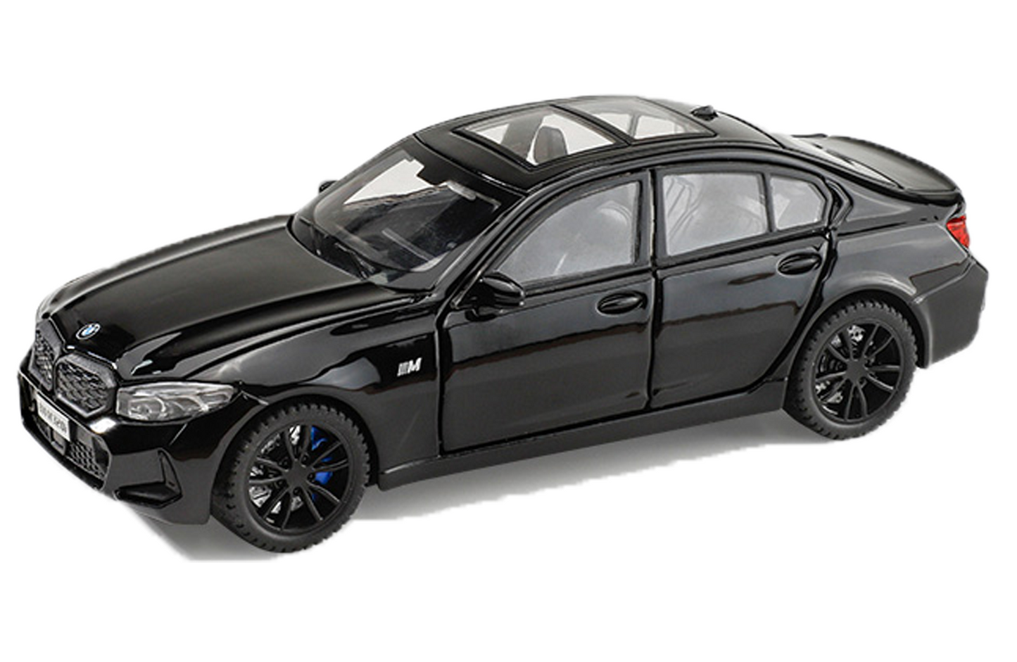 BMW M3 Series 1:32 Scale Alloy Metal Pullback Toy car with Openable Doors Light Music