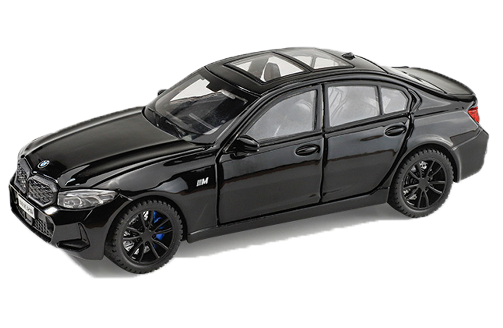 BMW M3 Series 1:32 Scale Alloy Metal Pullback Toy car with Openable Doors Light Music