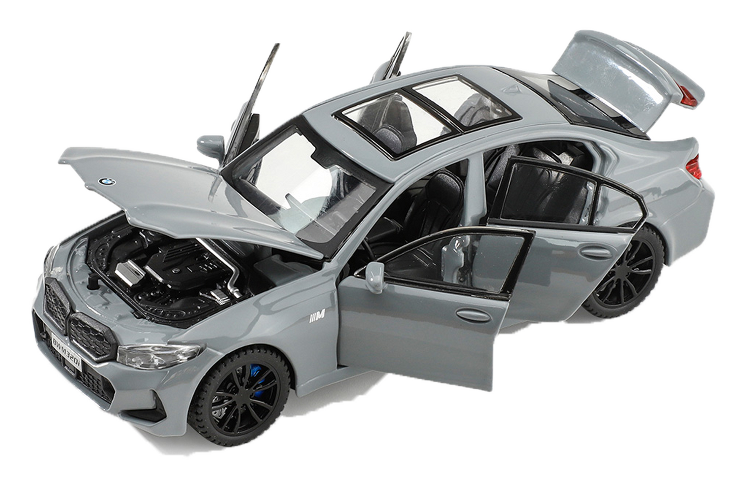 BMW M3 Series 1:32 Scale Alloy Metal Pullback Toy car with Openable Doors Light Music
