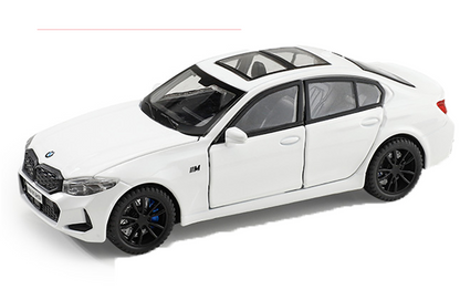 BMW M3 Series 1:32 Scale Alloy Metal Pullback Toy car with Openable Doors Light Music