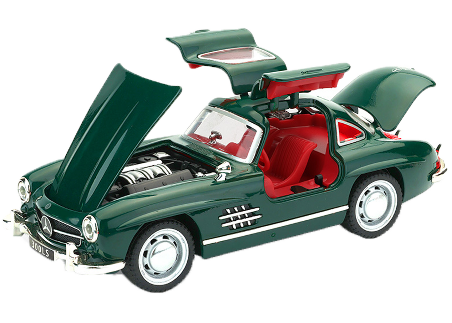 Mercedez Benzz 300SL Diecast Car 1:32 Scale – Metal Model with Lights, Sound & Pull-Back Action - Image 8