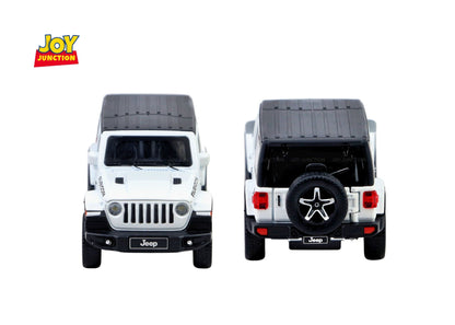 Jeep Rubigon Diecast Car 1:32 Scale – Metal Model with Lights, Sound & Pull-Back Action