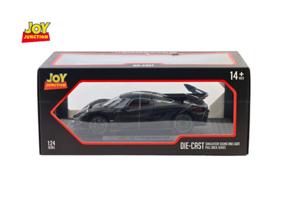 Koengseg Jesko Diecast Car 1:32 Scale – Metal Model with Lights, Sound & Pull-Back Action