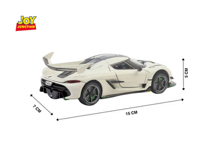 Koengseg Jesko Diecast Car 1:32 Scale – Metal Model with Lights, Sound & Pull-Back Action