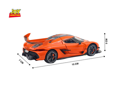 Koengseg Jesko Diecast Car 1:32 Scale – Metal Model with Lights, Sound & Pull-Back Action