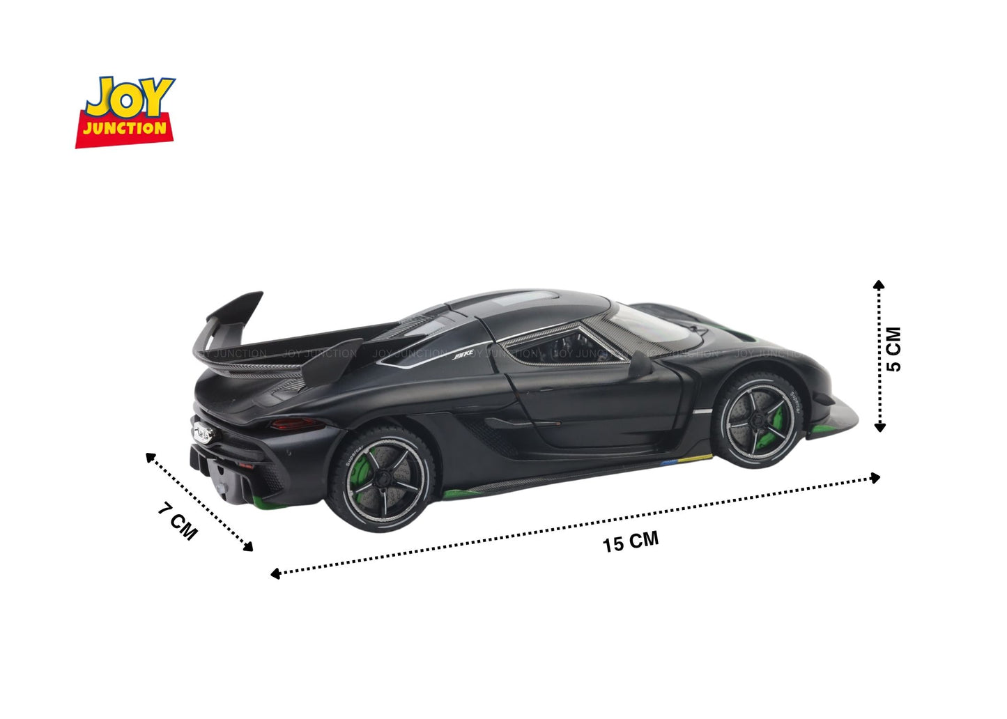 Koengseg Jesko Diecast Car 1:32 Scale – Metal Model with Lights, Sound & Pull-Back Action