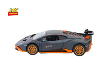 Lambo Hurracan STO Metal Toy Car – 1:24 Die-Cast Pull-Back Model with Openable Doors, Light and Sound - Image 3