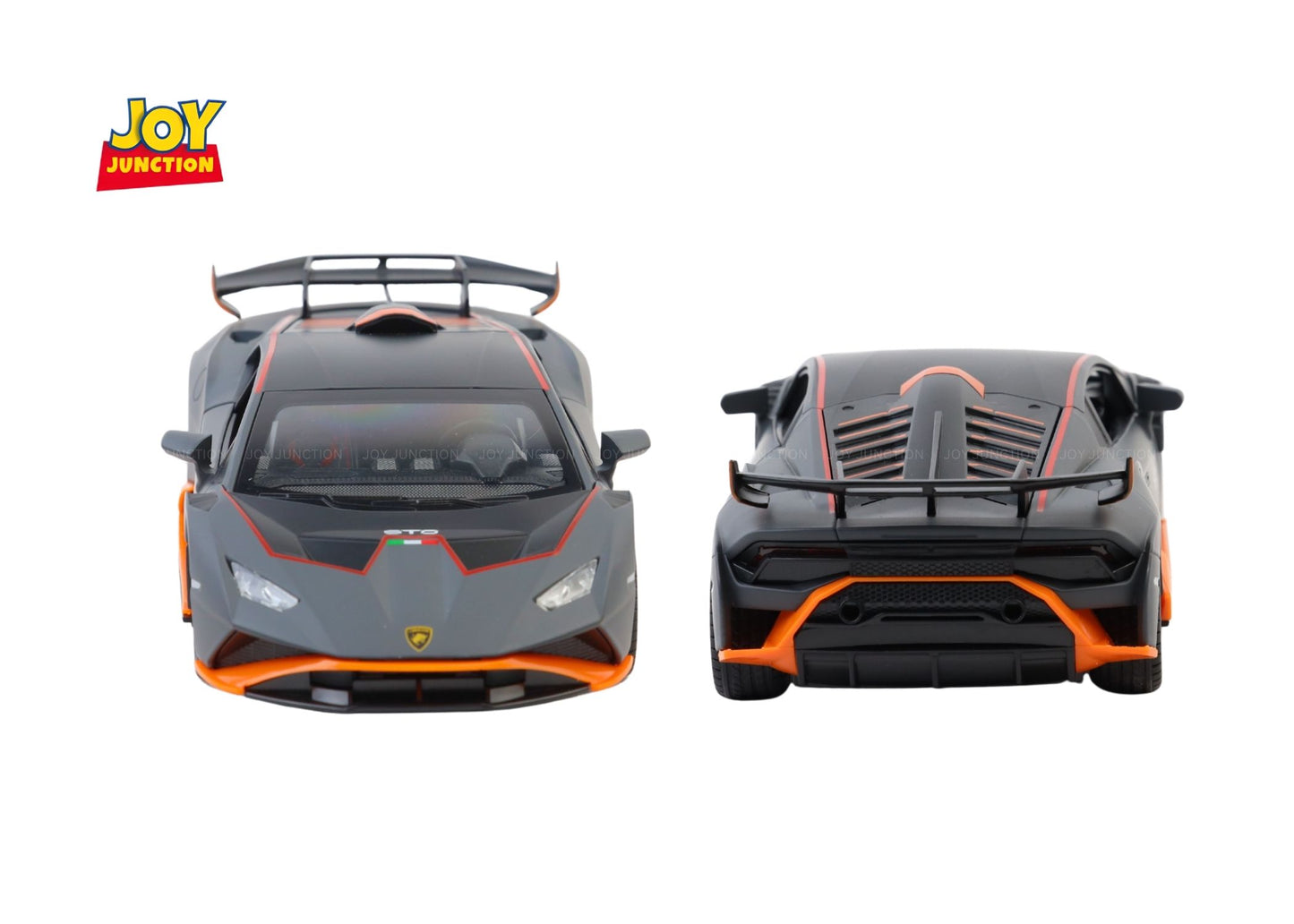 Lambo Hurracan STO Metal Toy Car – 1:24 Die-Cast Pull-Back Model with Openable Doors, Light and Sound