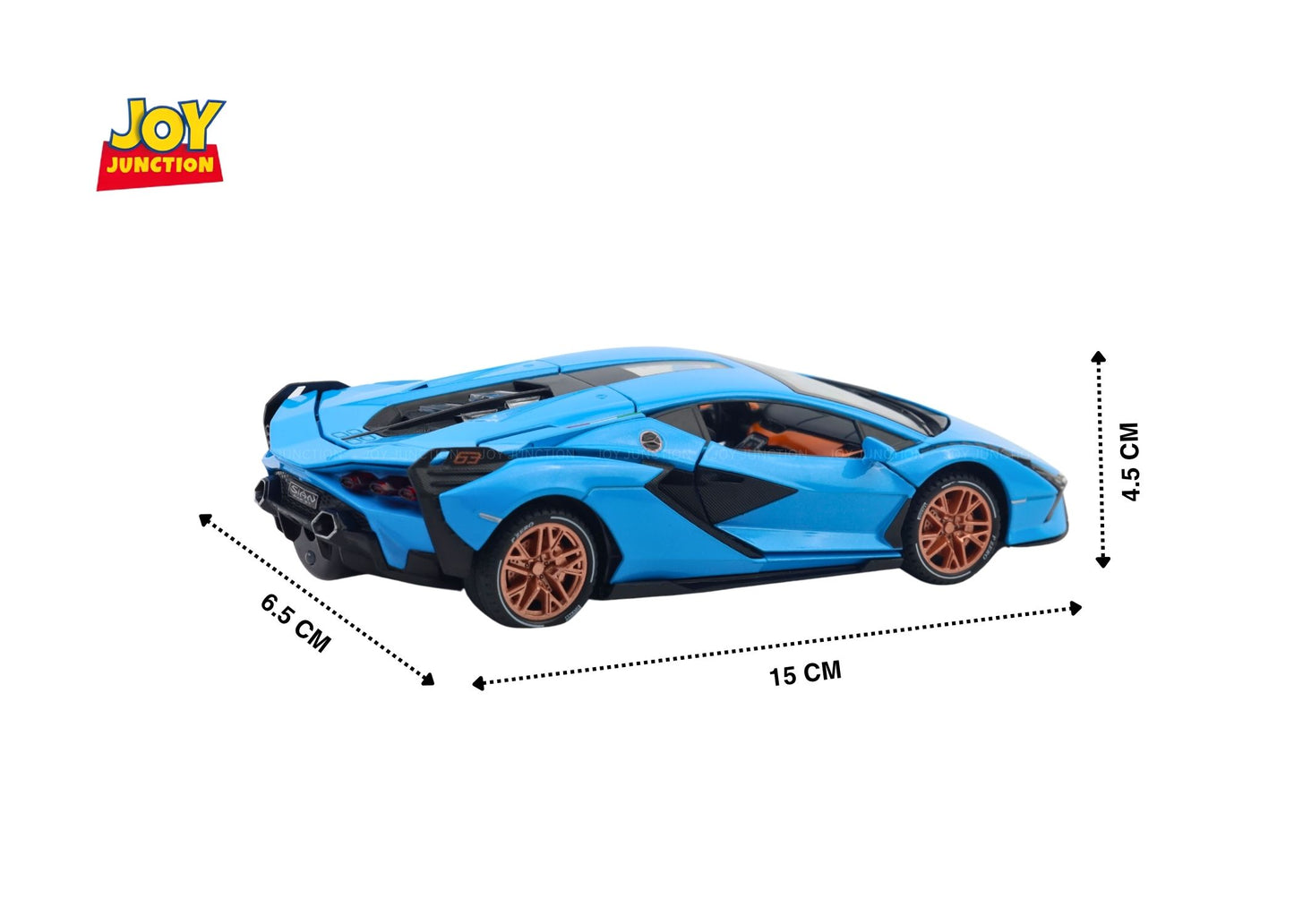 Lamborgini Sian FKP 37 Diecast Car 1:32 Scale – Metal Model with Lights, Sound & Pull-Back Action