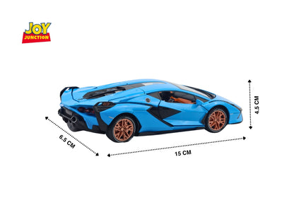 Lamborgini Sian FKP 37 Diecast Car 1:32 Scale – Metal Model with Lights, Sound & Pull-Back Action
