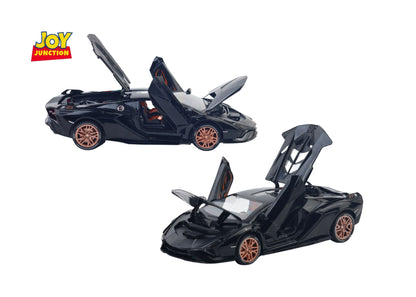 Lamborgini Sian FKP 37 Diecast Car 1:32 Scale – Metal Model with Lights, Sound & Pull-Back Action