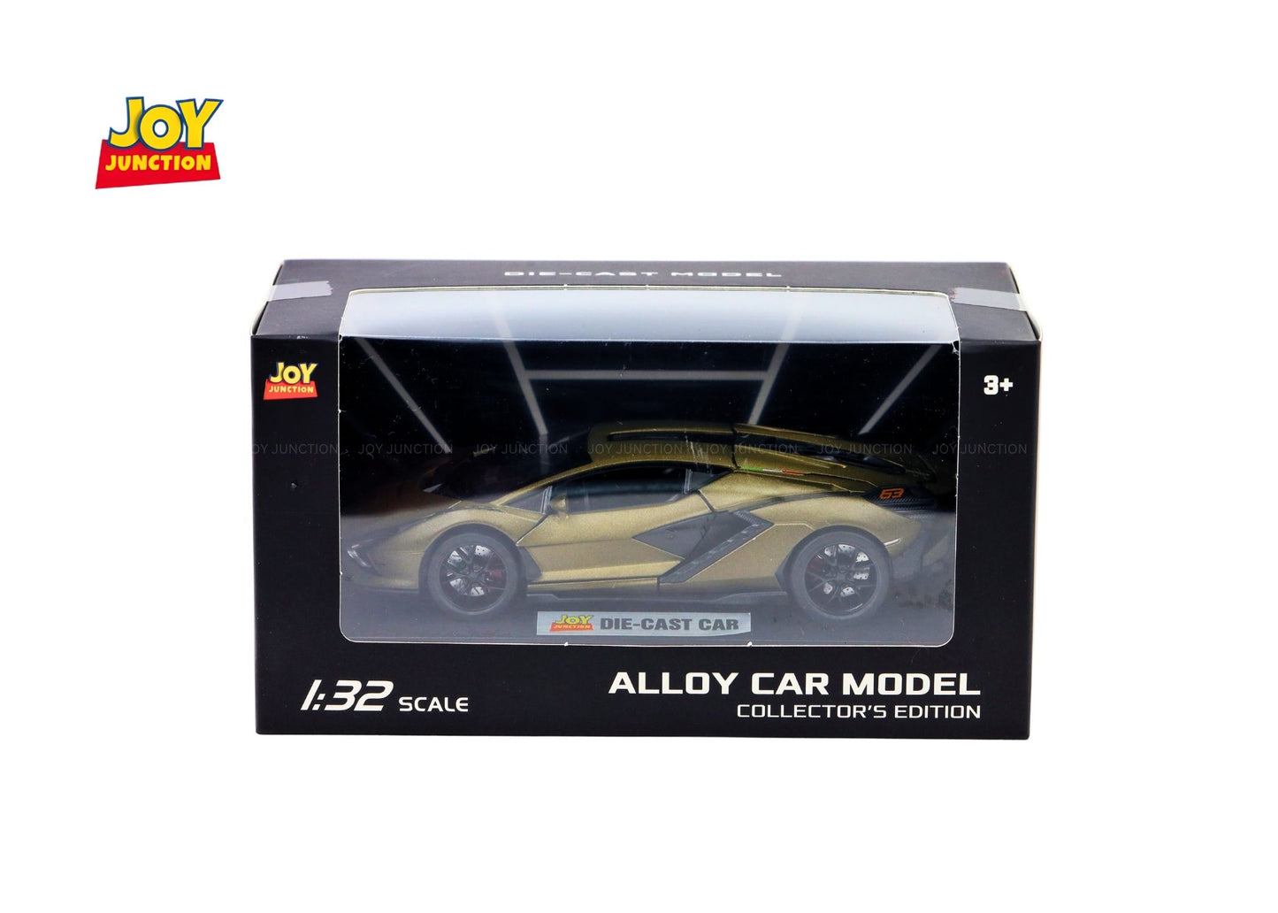 Lambo Sian FKP 37 Metal Toy Car – 1:24 Die-Cast Pull-Back Model with Lights, Sound & Openable Doors