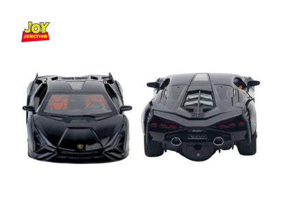 Lambo Sian FKP 37 Metal Toy Car – 1:24 Die-Cast Pull-Back Model with Lights, Sound & Openable Doors