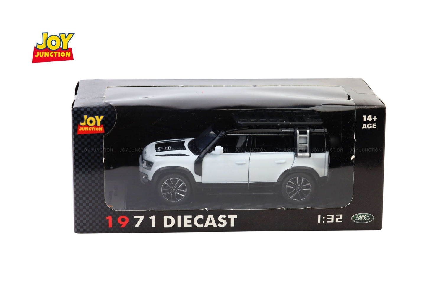 Land Roverr Defenderr 1:32 Scale Diecast Pull Back Toy Car with Openable Doors, Lights & Engine Sound