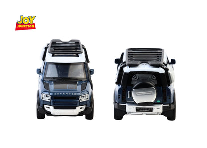 Land Roverr Defenderr 1:32 Scale Diecast Pull Back Toy Car with Openable Doors, Lights & Engine Sound