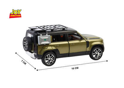 Land Roverr Defenderr 1:32 Scale Diecast Pull Back Toy Car with Openable Doors, Lights & Engine Sound