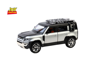 Land Roverr Defenderr 1:32 Scale Diecast Pull Back Toy Car with Openable Doors, Lights & Engine Sound