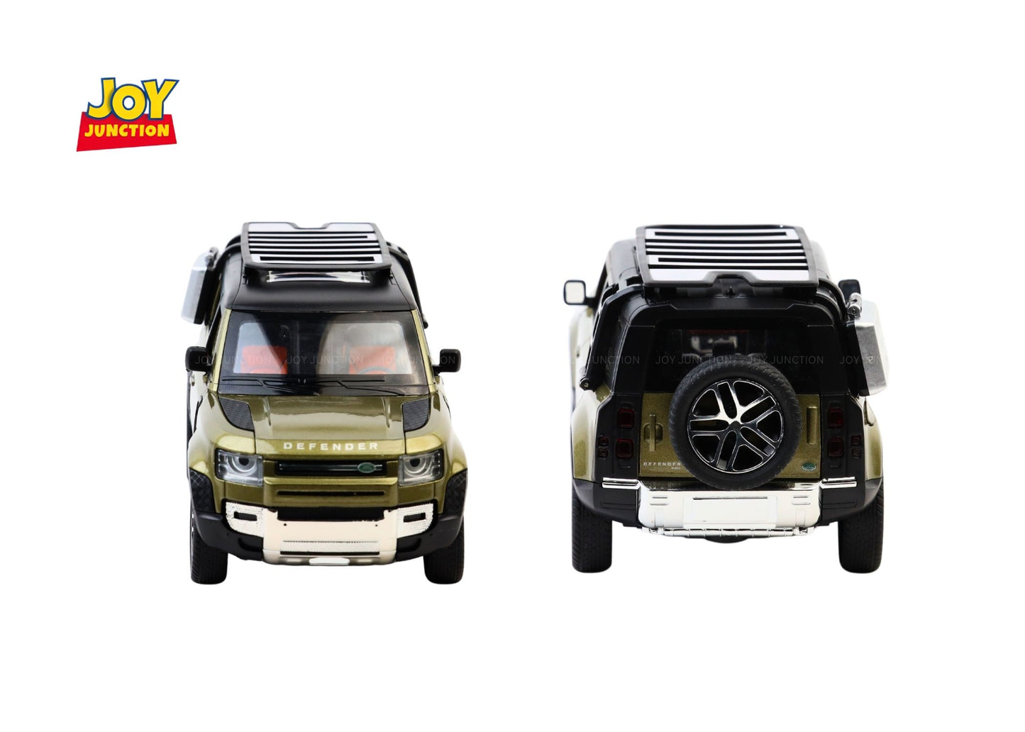Land Roverr Defenderr 1:32 Scale Diecast Pull Back Toy Car with Openable Doors, Lights & Engine Sound