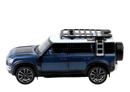 Land Roverr Defenderr 1:32 Scale Diecast Pull Back Toy Car with Openable Doors, Lights & Engine Sound