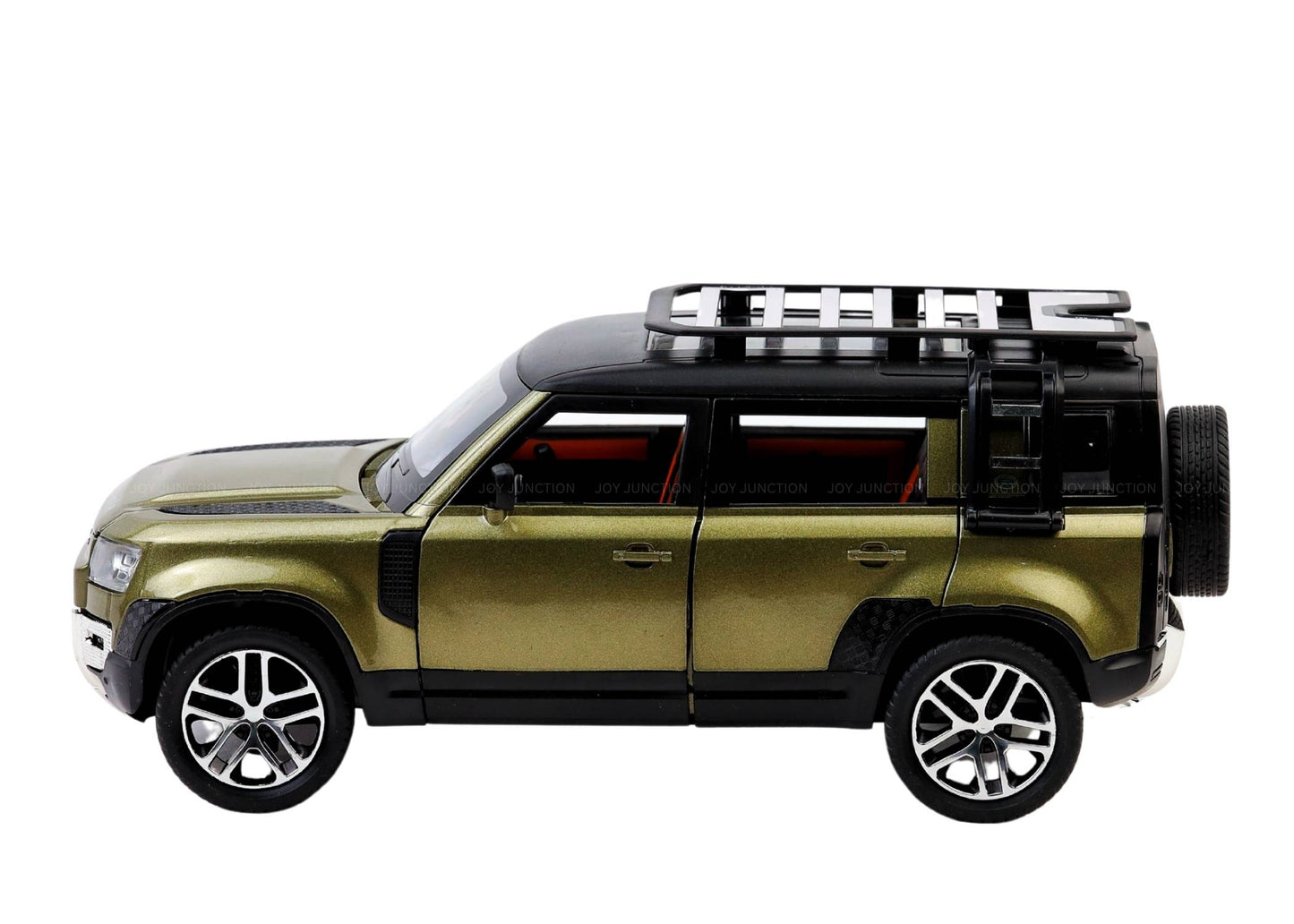 Land Roverr Defenderr 1:32 Scale Diecast Pull Back Toy Car with Openable Doors, Lights & Engine Sound