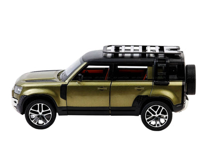 Land Roverr Defenderr 1:32 Scale Diecast Pull Back Toy Car with Openable Doors, Lights & Engine Sound