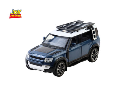 Land Roverr Defenderr 1:32 Scale Diecast Pull Back Toy Car with Openable Doors, Lights & Engine Sound