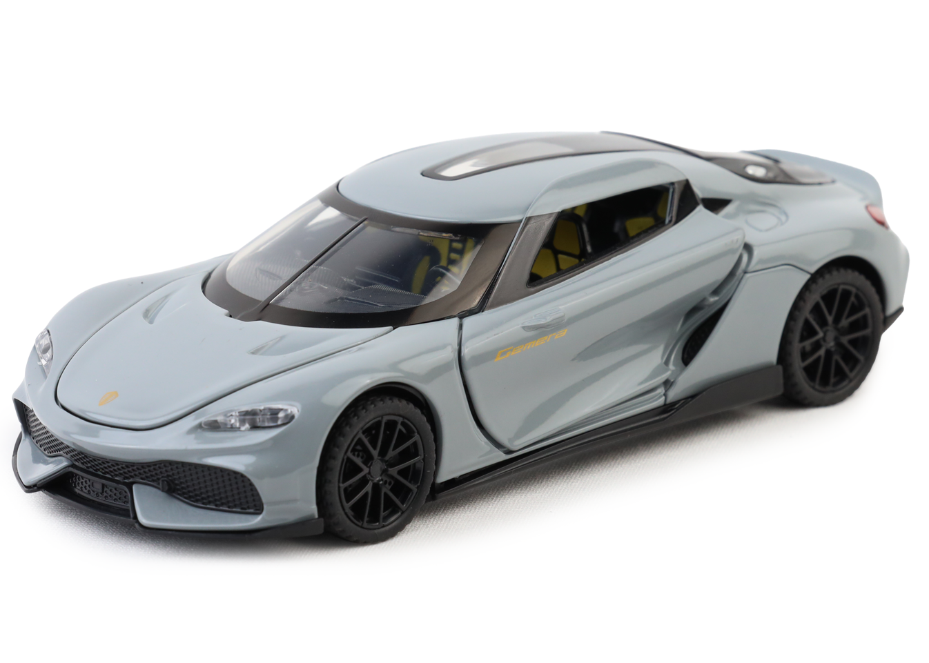 Koengseg 1:32 Scale Alloy Metal Pullback Toy car with Openable Doors Light Music