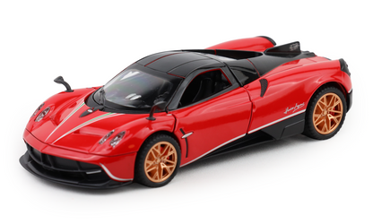Pagani Huayra 1:32 Scale Alloy Metal Pullback Toy car with Openable Doors Light Music