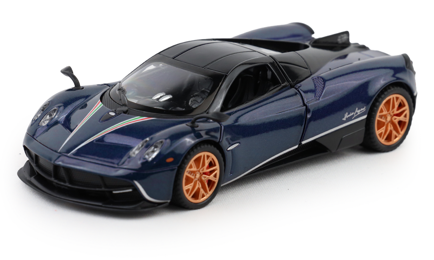 Pagani Huayra 1:32 Scale Alloy Metal Pullback Toy car with Openable Doors Light Music