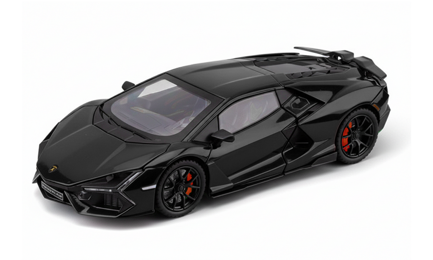 Lamborghini Revuelto 1:32 Scale Alloy Metal Pullback Toy car with Openable Doors Light Music