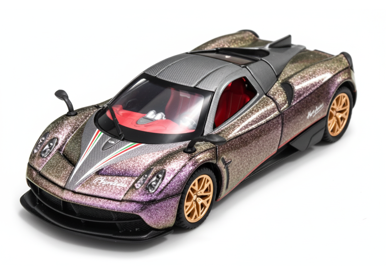 Pagani Fengshen 1:32 Scale Alloy Metal Pullback Toy car with Openable Doors Light Music