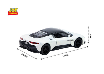 Masarati MC200 Diecast Car 1:32 Scale – Metal Model with Lights, Sound & Pull-Back Action