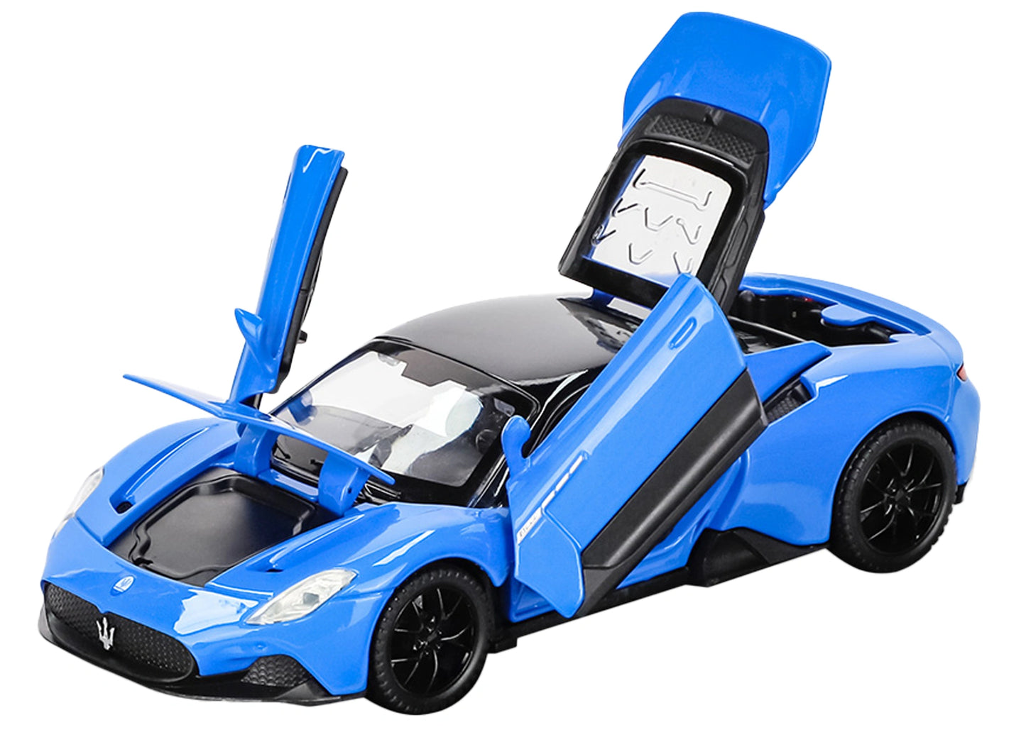 Maserati MC20 Pull Back Diacast Car Blue