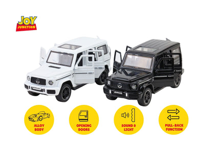 Mercedez Benz G Wagon Diecast Car 1:32 Scale – Metal SUV Model with Lights, Sound & Pull-Back Action