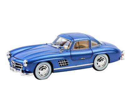 Mercediz-Benzz 300 SL Metal Toy Car – 1:24 Die-Cast Pull-Back Model with Lights, Sound & Openable Doors