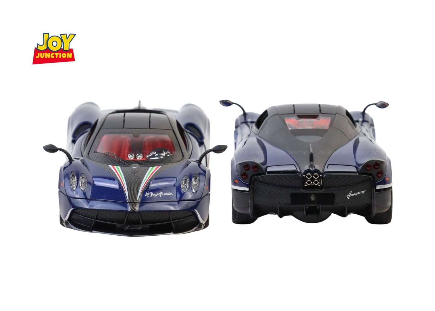 Paganii Huayraa BC 1:24 Scale Diecast Alloy Toy Car with Lights, Sound & Smoke – Pull Back Action, Openable Doors