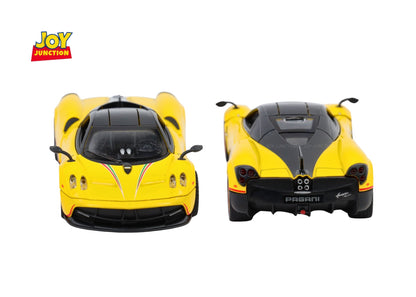 Paganii Huayraa BC 1:24 Scale Diecast Alloy Toy Car with Lights, Sound & Smoke – Pull Back Action, Openable Doors