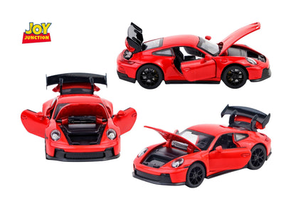 Porche 911 GT2 Diecast Car 1:32 Scale – Metal Model with Lights, Sound & Pull-Back Action