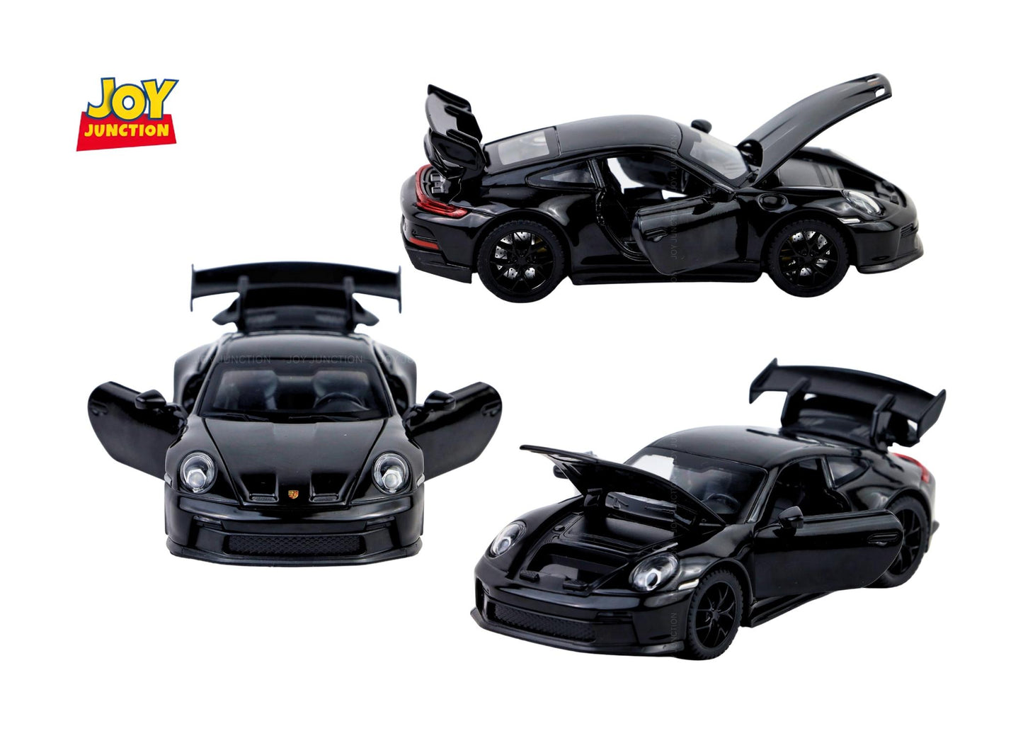 Porche 911 GT2 Diecast Car 1:32 Scale – Metal Model with Lights, Sound & Pull-Back Action