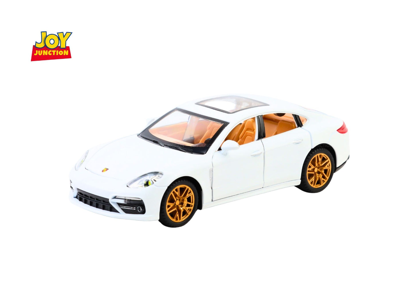 Porshe Panemera Metal Toy Car – 1:24 Die-Cast Pull-Back Model with Lights, Sound & Openable Doors